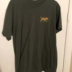 Back Down South Mens M Green Tee